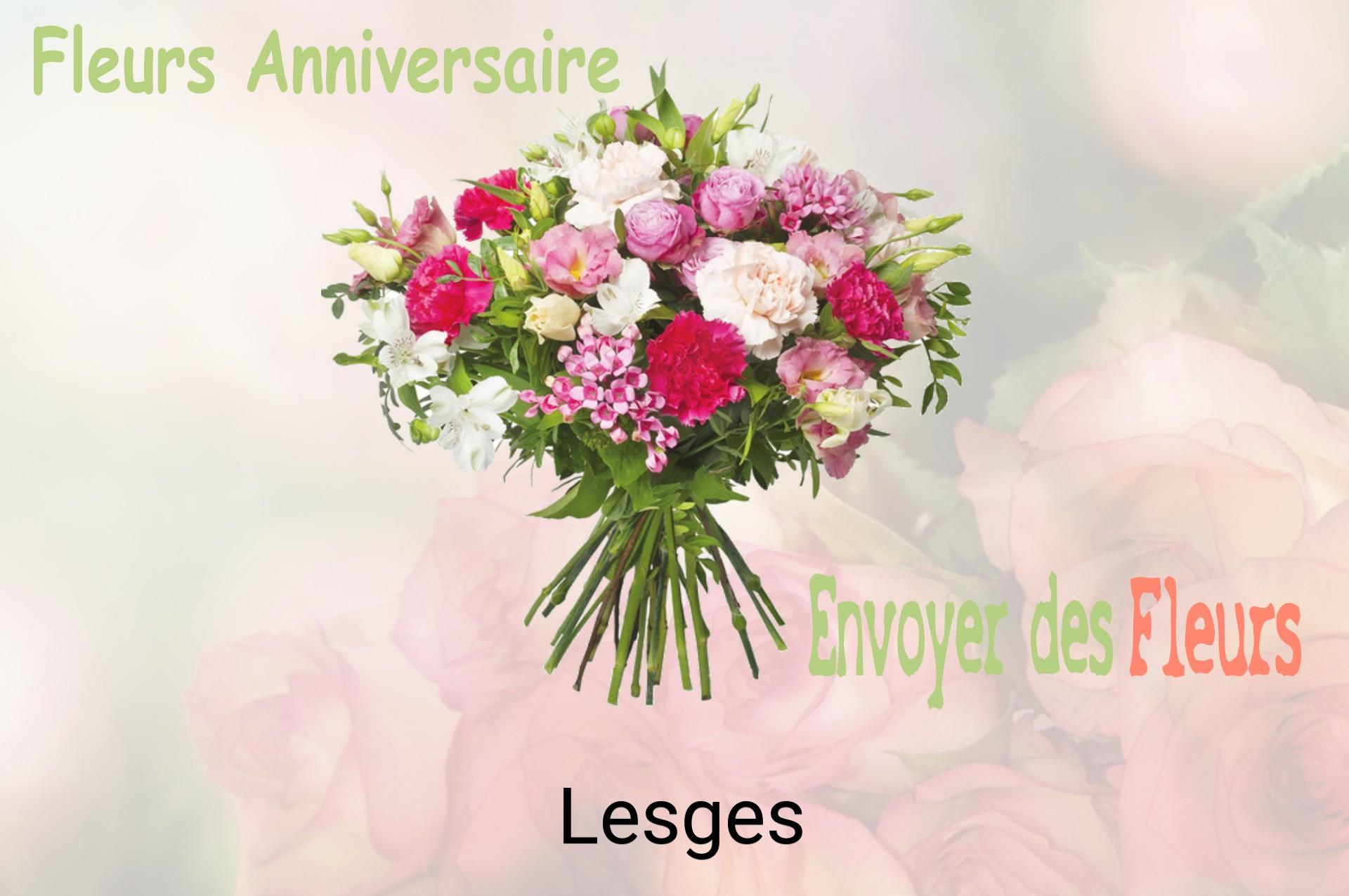 Bouquet de fleurs d’anniversaire livré à Lesges