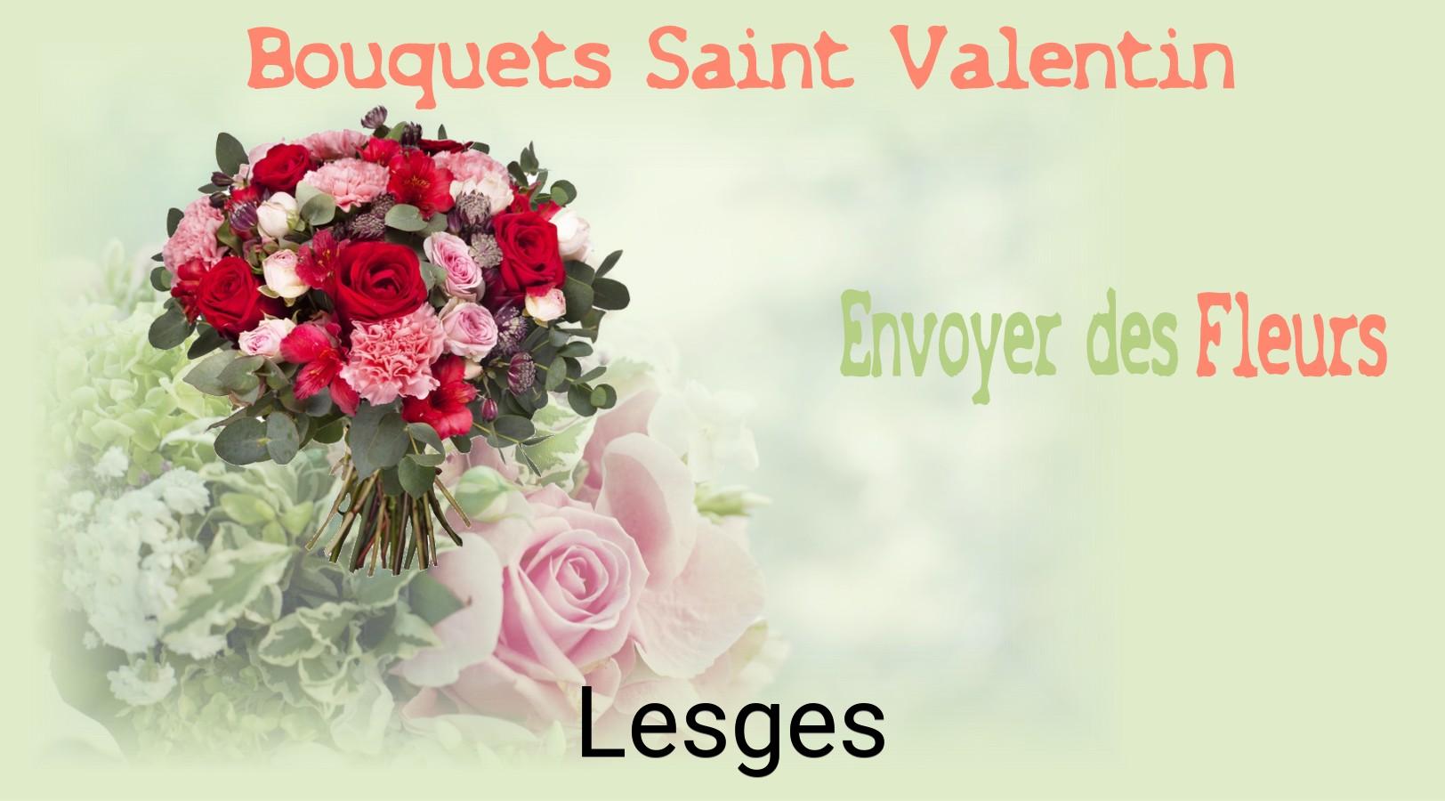 Roses de Saint-Valentin livrées à Lesges